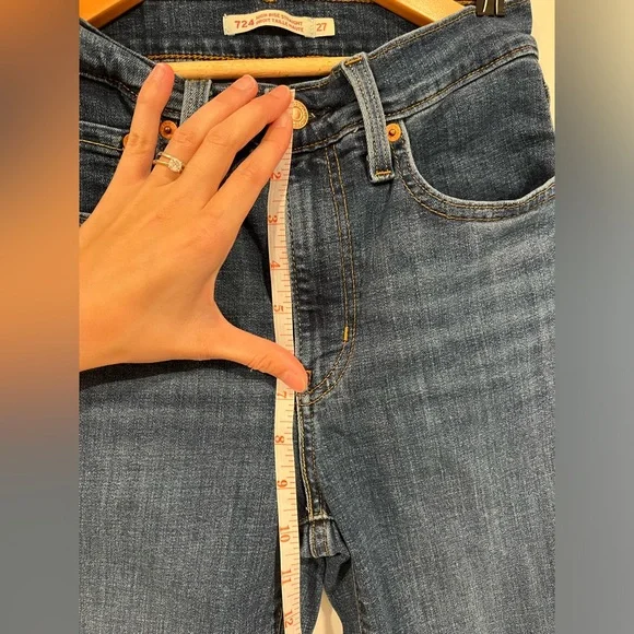 LEVIS 724 HIGH RISE STRAIGHT - Picture 4 of 7